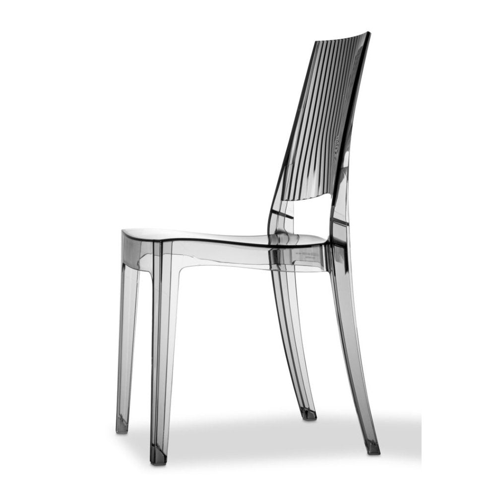 Labenze Silla Glenda 155-07800 Policarbonato Base 4 Puntas - 155-07800-ROJ - Labenze - NOGAL BEAT - Sillas