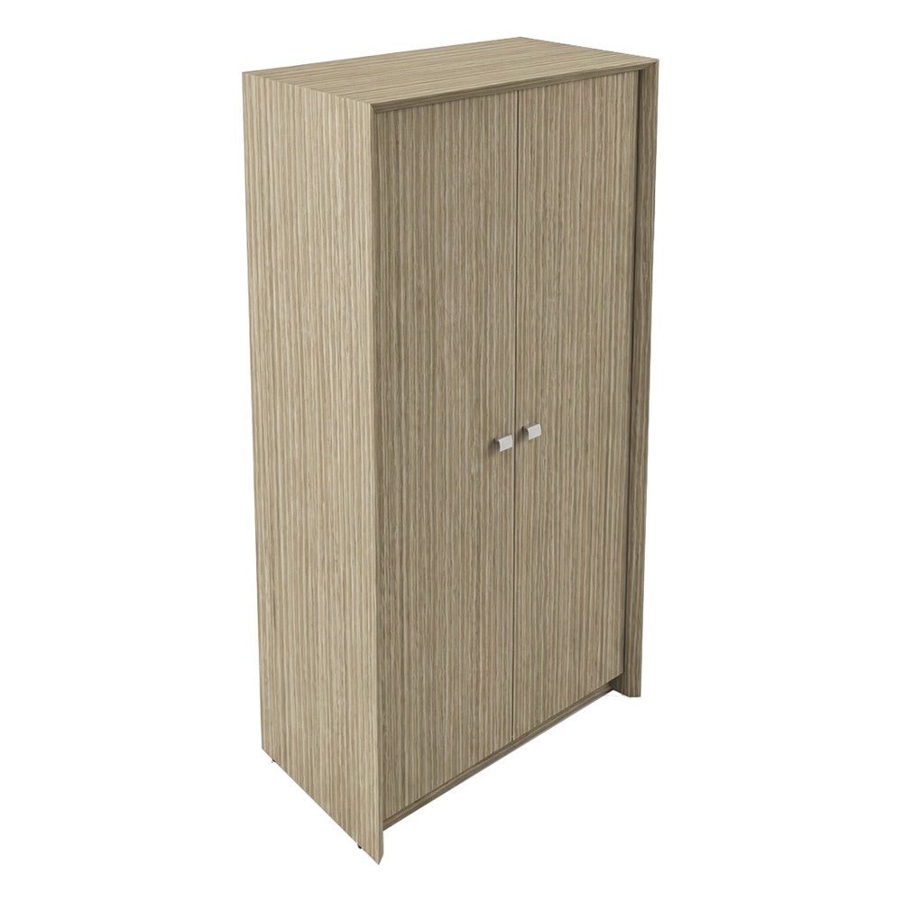 Librero para Despacho - GEBESA CONTEMPO - Frente 90 cm - Con Puertas de Chapa - GCC450180SV - GEBESA - NOGAL BEAT - Librero