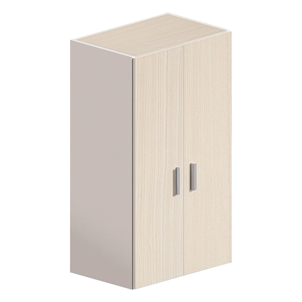 Librero sobre Archivero para Oficina - GEBESA KENZA - Frente 60 cm - Con Puertas Completas - GBK420 - GEBESA - NOGAL BEAT - Librero