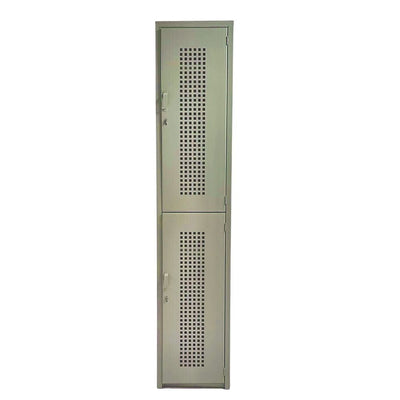Locker OFIK 318 de 2 puertas metálicas en lámina calibre 24 con ventilación