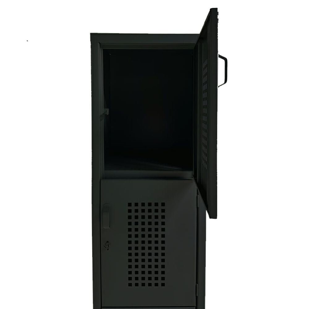 LOCKER OFIK 321 | Locker para Empresa | 5 Puertas | Perforado | Interior - OFK 321 - OFIK - NOGAL BEAT - Mobiliario
