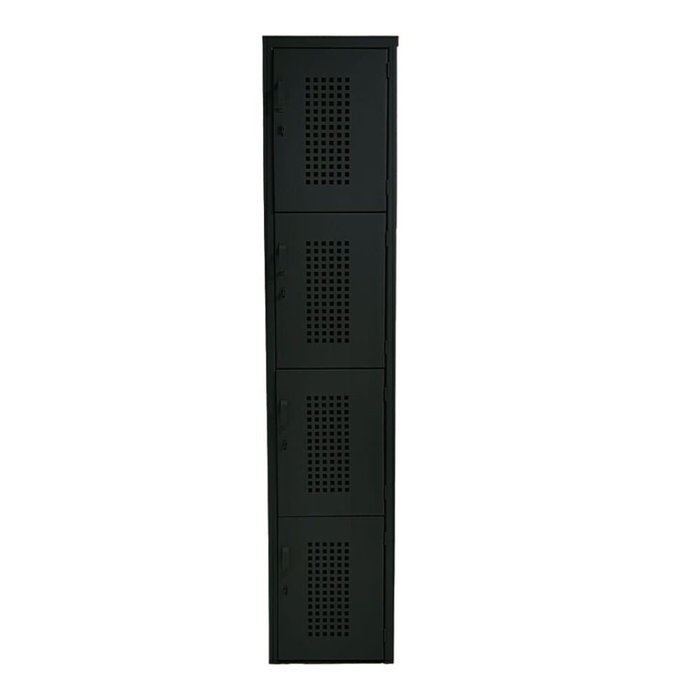 LOCKER OFIK 321 | Locker para Empresa | 5 Puertas | Perforado | Interior - OFK 321 - OFIK - NOGAL BEAT - Mobiliario
