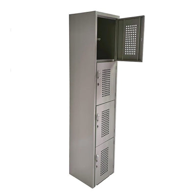 Locker metálico OFIK 325 de 4 puertas en lámina calibre 24