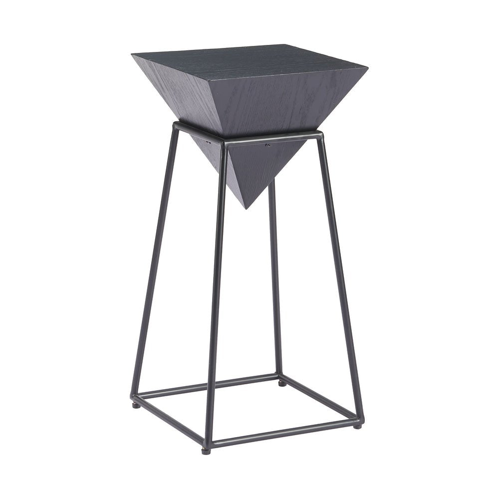Mesa Auxiliar para Coworking - ZUO PIRA - Negro - Cubierta de MDF y Estructura de Acero con Recubrimiento en Polvo - 110533 - Zuo - NOGAL BEAT - Mesa Comercial Interior