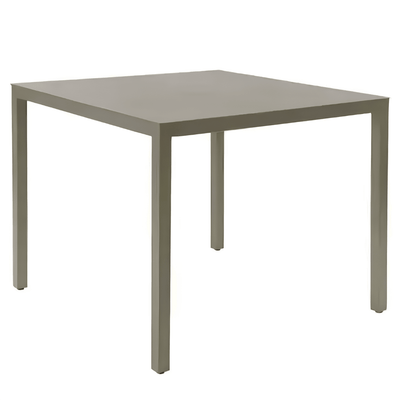Mesa Cuadrada para Restaurante - RESOL BARCINO SQUARE 90X90 SQUARE - Varios Colores - Estructura Aluminio - 01400 - Resol - NOGAL BEAT - Mesas