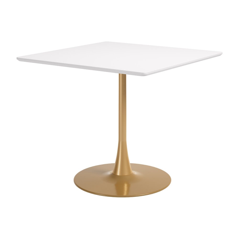 Mesa de Comedor para Restaurante - ZUO EPAS - Varios Colores - Cubierta de MDF Pintado y Estructura de Acero con Recubrimiento en Polvo - 111271 - Zuo - NOGAL BEAT - Mesa Comercial Interior