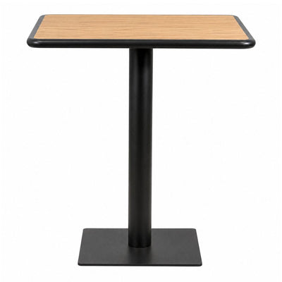 Mesa de Terraza para Cafetería - NOGAL BEAT TOMÁS - Natural - Poliwood y Aluminio - MESA TOMÁS 70 x 70 Natural - CAMCO - NOGAL BEAT - Mesa de Terraza