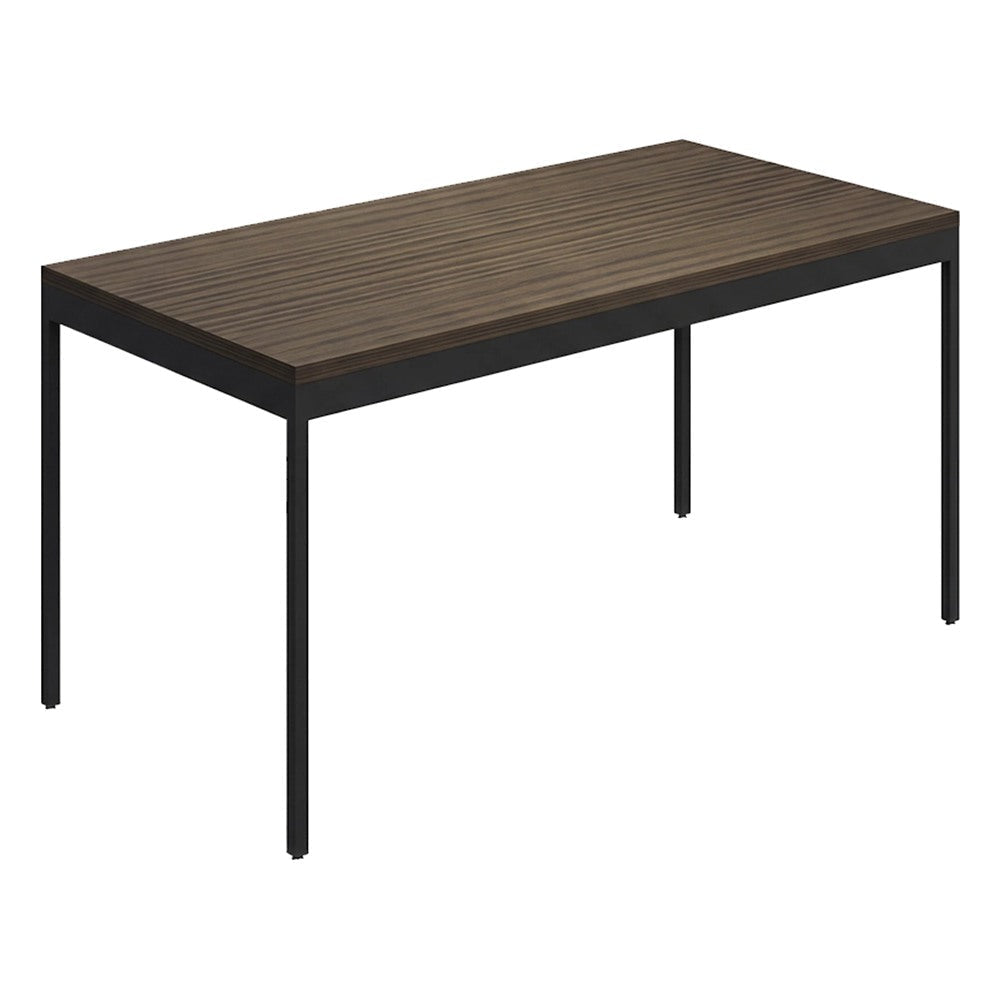 Mesa de Trabajo para Área Operativa - GEBESA NOVA - Frente 180 cm - Estructura Metálica - GAN510180 - GEBESA - NOGAL BEAT - Escritorio de Oficina