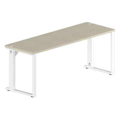 Mesa de Trabajo para Oficina Operativa - GEBESA URBAN - Frente 180 cm - Cubierta de Aglomerado y Cuerpo de Acero - GBU512180 - GEBESA - NOGAL BEAT - Mesa Comercial Interior