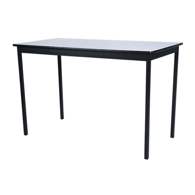 Mesa Escolar - ALBAR MR - 210 - Mesa de trabajo - Cubierta en Melamina Blanca - MR-210 - ALBAR - NOGAL BEAT - Mesas