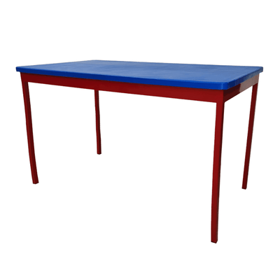 Mesa Escolar - ALBAR MR - 210P - Mesa de trabajo - Varios Colores - Cubierta en Polipropileno - MR-210P - ALBAR - NOGAL BEAT - Mesas
