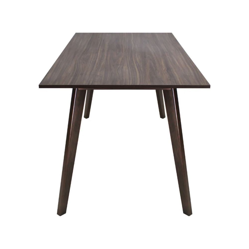 Mesa rectangular Nogal Beat Tulum en acabado nogal o roble para comedor