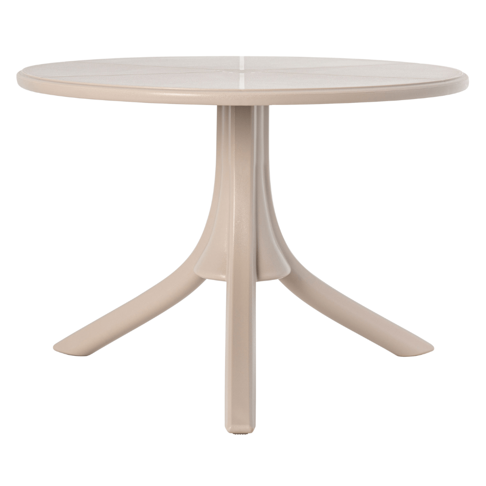 Mesa redonda OFFIHO SEATTLE OHM-7101 de polipropileno para restaurante, disponible en varios colores