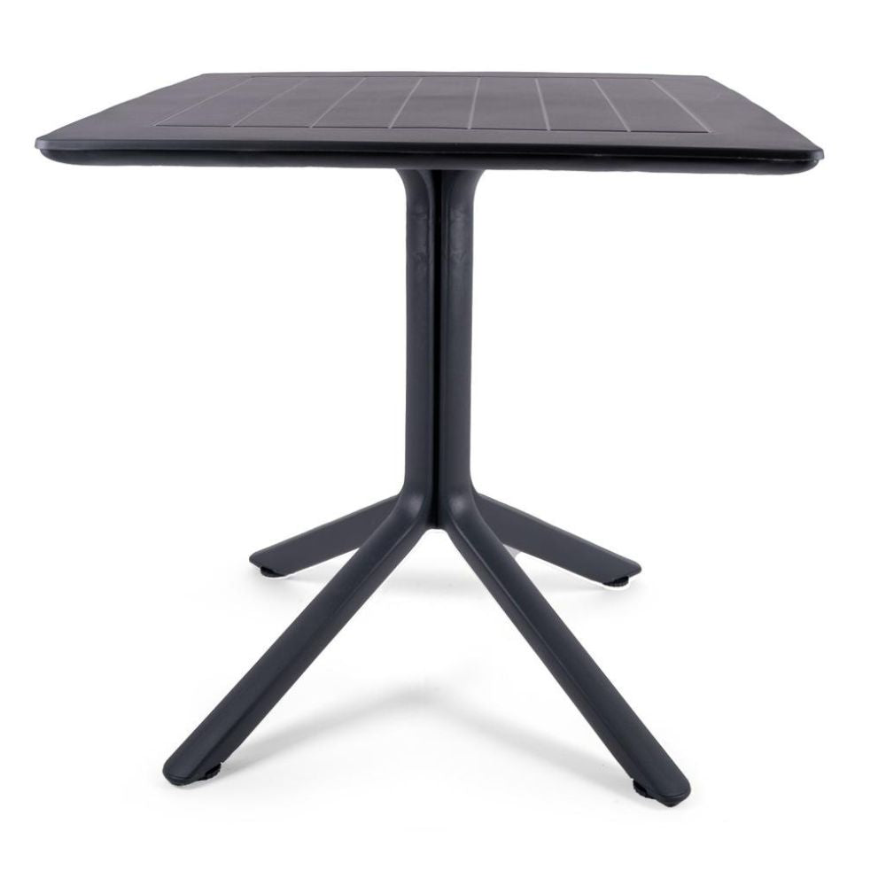 Mesa Ocasional para Cafetería Terraza | Base 4 Puntas | Varios Colores | Resistente a Rayos UV | Interior Cafeteria Restaurante Mesa Desayunador Zona de Comida Hotel MESA OFFIHO VENICE OHM-7155