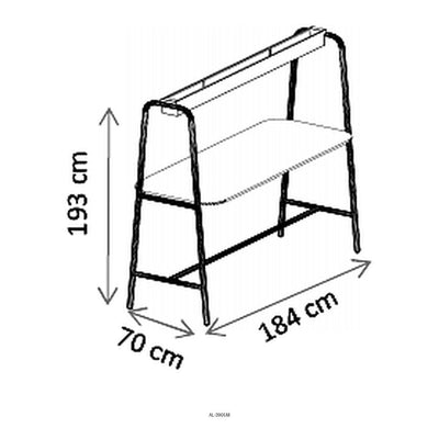 Mesa Periquera Alta para Oficina - VERSA STYLE - Estructura Blanco - Cubierta Oval de 19 mm con Jardinera, Lámpara Superior y Preparación para Conectividad - AL-3905M VERSA STYLE - VERSA - NOGAL BEAT - Mesa Periquera