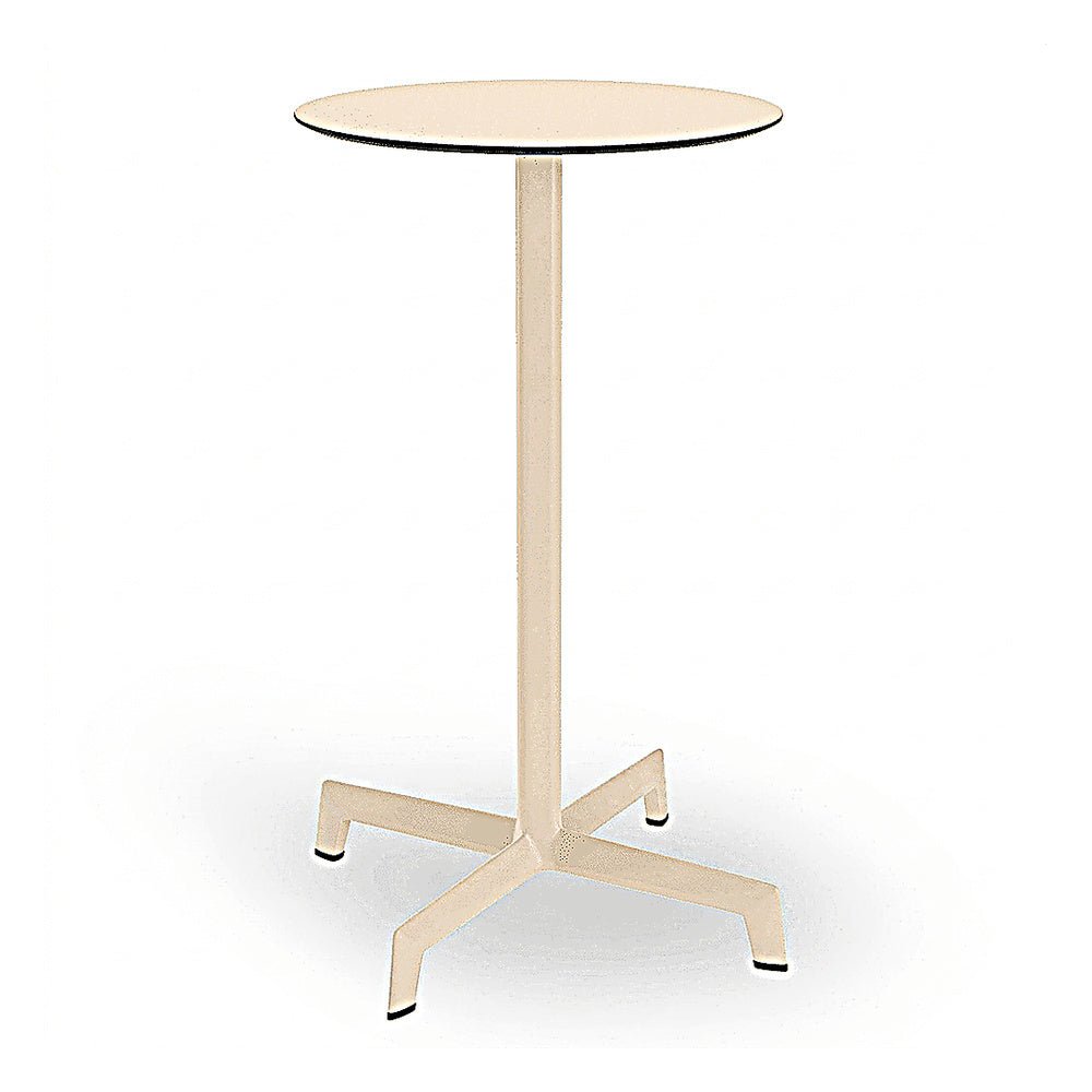 Mesa Redonda Periquera para Barra al Aire Libre - RESOL SPUTNIK ALTA Ø60 - Varios Colores - Estructura de Aluminio y Pie en Poliamida - 06138 - Resol - NOGAL BEAT - Mesa Periquera