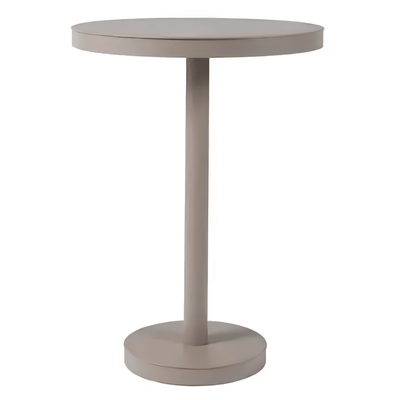 Mesa Redonda Periquera para Restaurantes - RESOL BARCINO PIE CENTRAL Ø60 HIGH - Varios Colores - Estructura de Aluminio - 01433 - Resol - NOGAL BEAT - Mesas