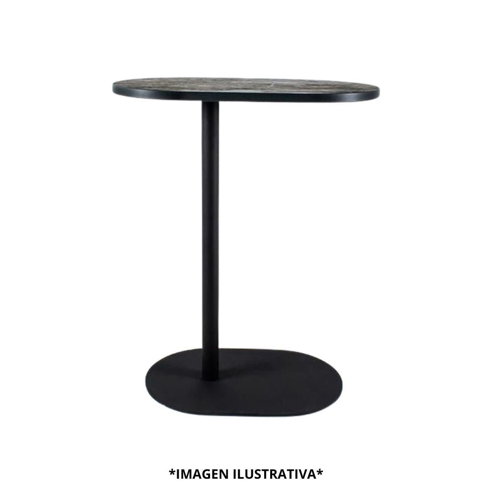 MESA REQUIEZ ROOT | Mesa Linea Confort | 66 cm | Base Ovalada | Varios Colores Especiales | Cubierta | Interior - 160-O5535 Esp Resina Fenólica - Requiez - NOGAL BEAT -