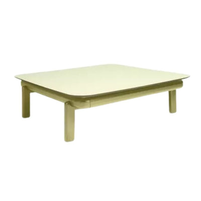 MESA RESOL ANTHEA COFFE TABLE | Mesa Auxiliar para Sala de Estar Terraza | 25 cm | Estructura Aluminio | Tablero HPL | Exterior - 70284 - Resol - NOGAL BEAT - Mesas