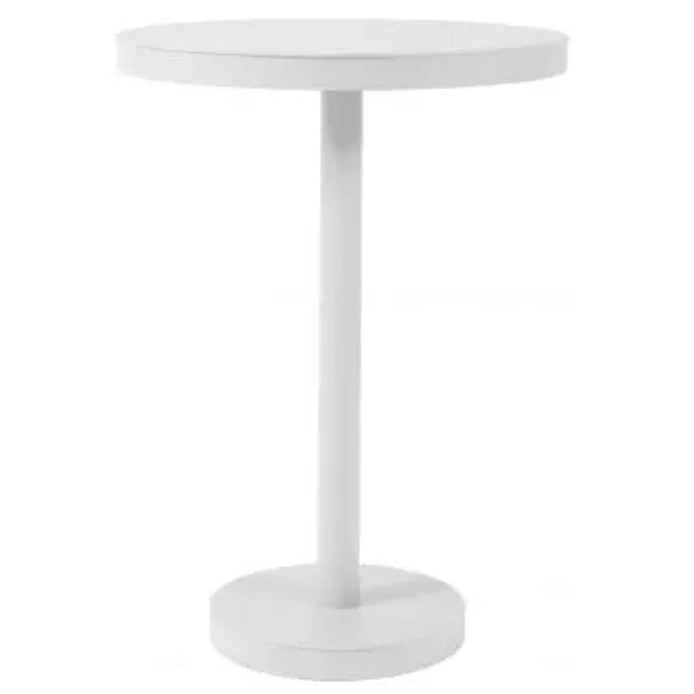 MESA RESOL BARCINO PIE CENTRA Ø60 HIGH | Estructura Aluminio | Pintado | Secado Horno | Interior + Exterior - 01433 - Resol - NOGAL BEAT - Mesas