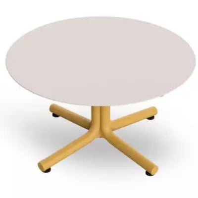 MESA RESOL BINI HPL LOUNGE | Mesa Ocasional | Tablero Compacto Fenólico | Pie Polipropileno | Fibra Vidrio | Protección UV | Interior + Exterior - 06077 - Resol - NOGAL BEAT - Mesas
