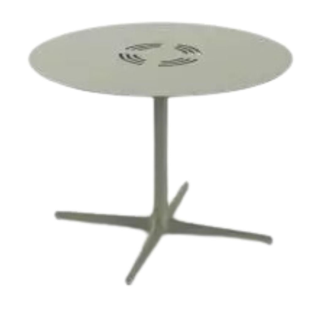 MESA RESOL TOLEDO AIR XL Ø100 | Mesa Ocasional | Estructura Aluminio | Pintado | Compacto Fenólico | Interior + Exterior - 05474 - Resol - NOGAL BEAT - Mesas