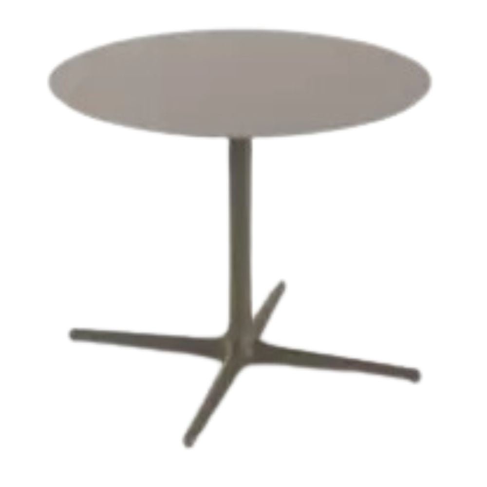 MESA RESOL TOLEDO XL 90/100 Ø90 | Mesa Ocasional | Estructura Aluminio | Pintado | Compacto Fenólico | Circular | Interior + Exterior - 05870 - Resol - NOGAL BEAT - Mesas