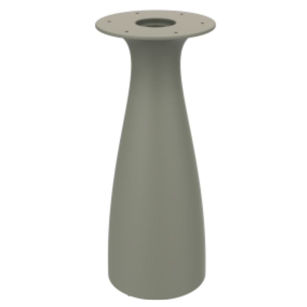 MESA Y CUBIERTA RESOL BAOBAB L 60 70 180x70 DIA HPL | Pie de Mesa Con Cubierta en MDPE Gama Premium | Tablero HPL | Protección UV | Fácil Montaje | Interior + Exterior - 06532 - Resol - NOGAL BEAT - mesa