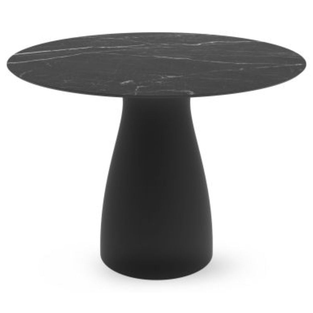 MESA Y CUBIERTA RESOL BAOBAB M 70 80 90 100 200x100 DIA HPL | Pie de Mesa Con Cubierta en MDPE Gama Premium | Tablero HPL | Protección UV | Fácil Montaje | Interior + Exterior - 06525 - Resol - NOGAL BEAT - Definir
