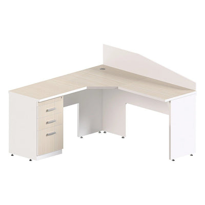Módulo Angular para Área Colaborativa - GEBESA KENZA - Frente 150 cm - GBK160 - GEBESA - NOGAL BEAT - Escritorio de Oficina
