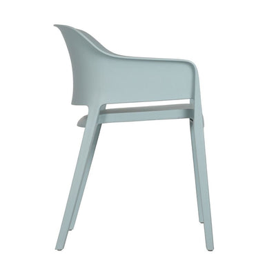 SILLA KINGSTRONG CAPRI SILL0903766 | Silla Ocasional Restaurantes Cafetería Zona de Alimentos | Descansa-Brazos | Base 4 Puntas | Polipropileno | Exterior + Interior | Local Fonda Bistró Comercio de Comida Mercado Centros de Alimentos Comedor Hogar