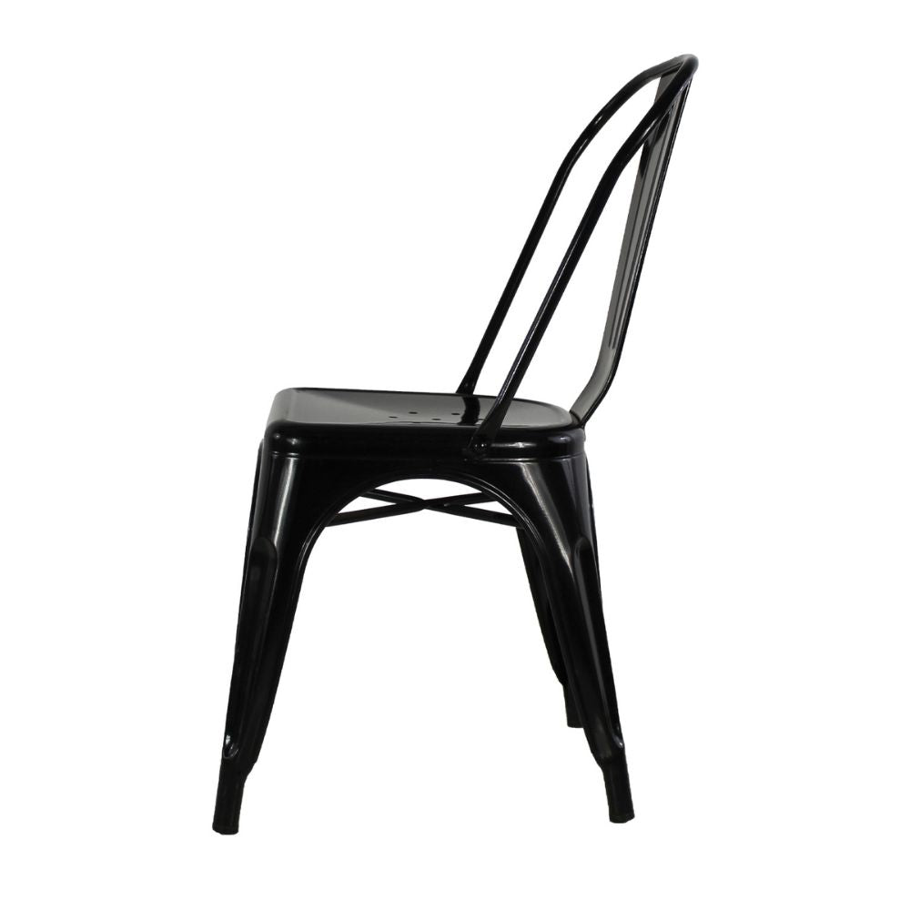 SILLA KINGSTRONG GANTE JM-3315 SILL0360300 | Silla Ocasional Comercial Restaurante Restaurantera Cafetería | Base 4 Puntas | Metálica | Tipo Tolix | Interior | Venta de Sillas para Pastelería Zona de Comida Negocio Comercial Bar Hotelera Hotel Moderna Eventos Zonas Comerciales áreas de Descanso Apilable Mundo In