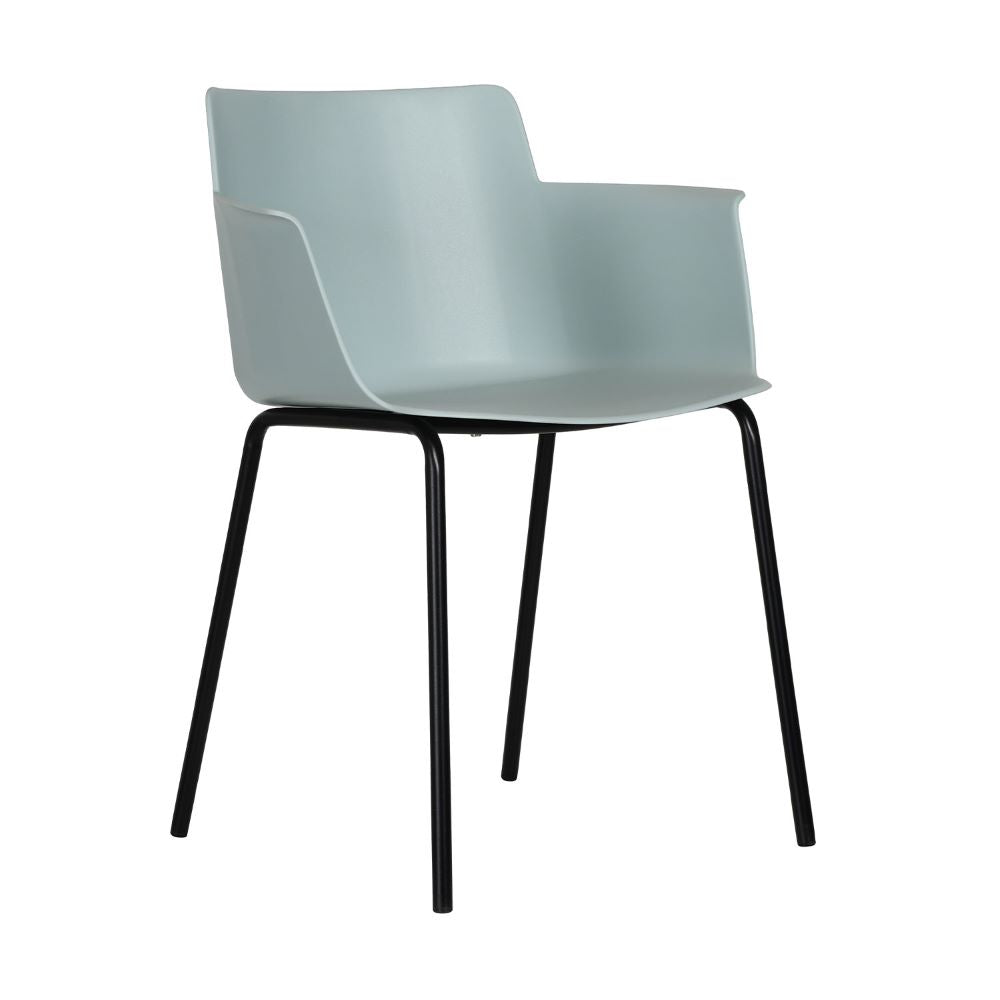 SILLA KINGSTRONG Potenza 822 SILL0903764 | Silla Ocasional | Estructura Metal | Polipropileno | Interior + Exterior | Poliuretano Alto Respaldo de Polipropileno Fabricada con Estructura Metálica Asiento y respaldo de plástico Varios Colores Minimalista Potenza, Sillas para Comedor Jardín, Restaurante, Oficina, Escritorio, Mesa, Cocina y Sala moderna Silla de Plástico con Base Metálica para Decoración Interior y Exterior Muebles de Oficina de Alta Calidad, Desde Sillas de Oficina y Escritorios Hasta Mueble
