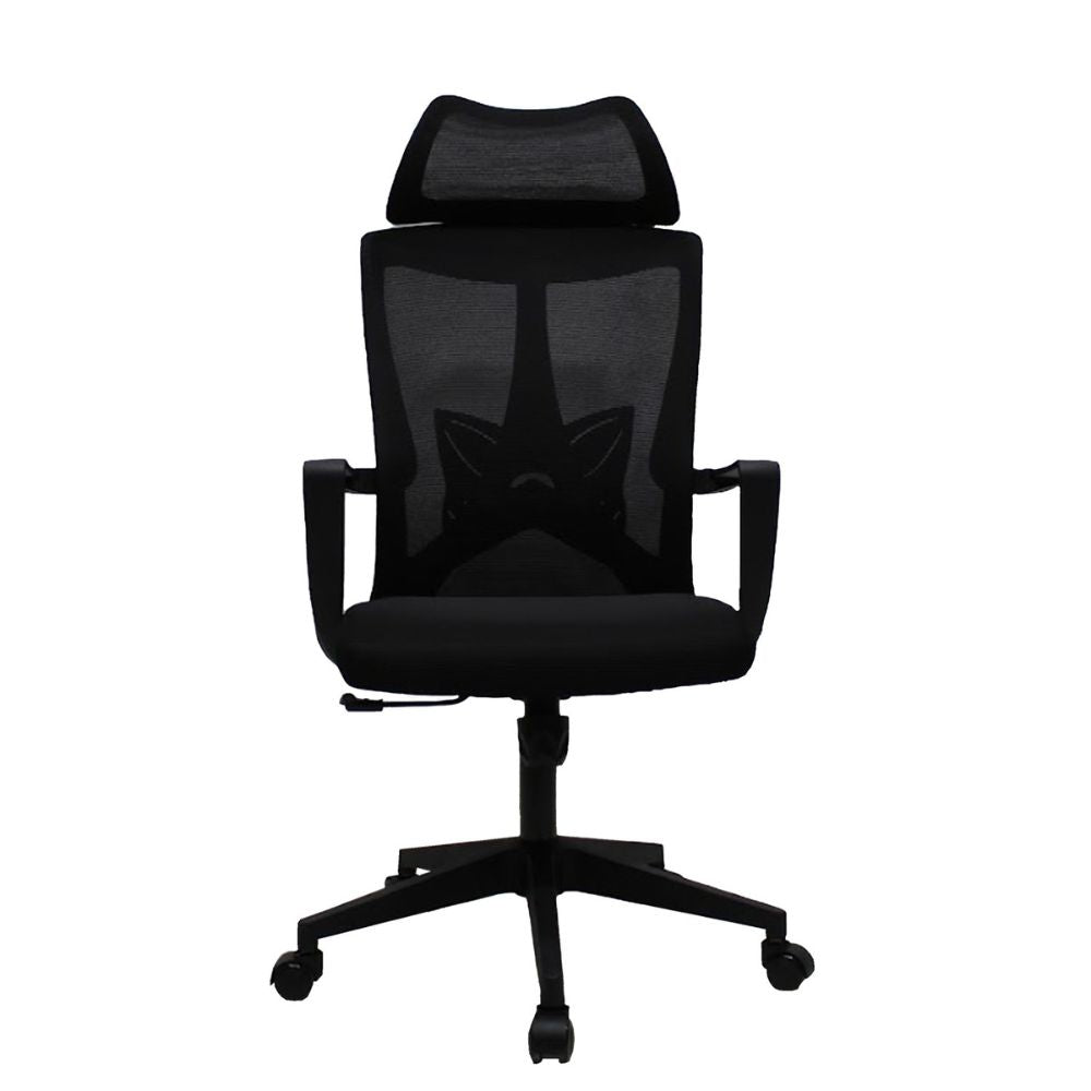 SILLA KINGSTRONG PERUGIA 240B SILL0903727 | Silla Operativa Uso de Oficina | Tapizado Mesh | Base Giratorio Rodajas | Descansabrazos | Interior | Rodajas 2 Ergonomía Área de trabajo Comodidad Buen Diseño Laminado plástico 15 MM Color Negro Soporte Lumbar Respaldo Reclinable Descansabrazos Recepción Laboral Ejecutivo Empresa Home Office Base tipo estrella Mundo In
