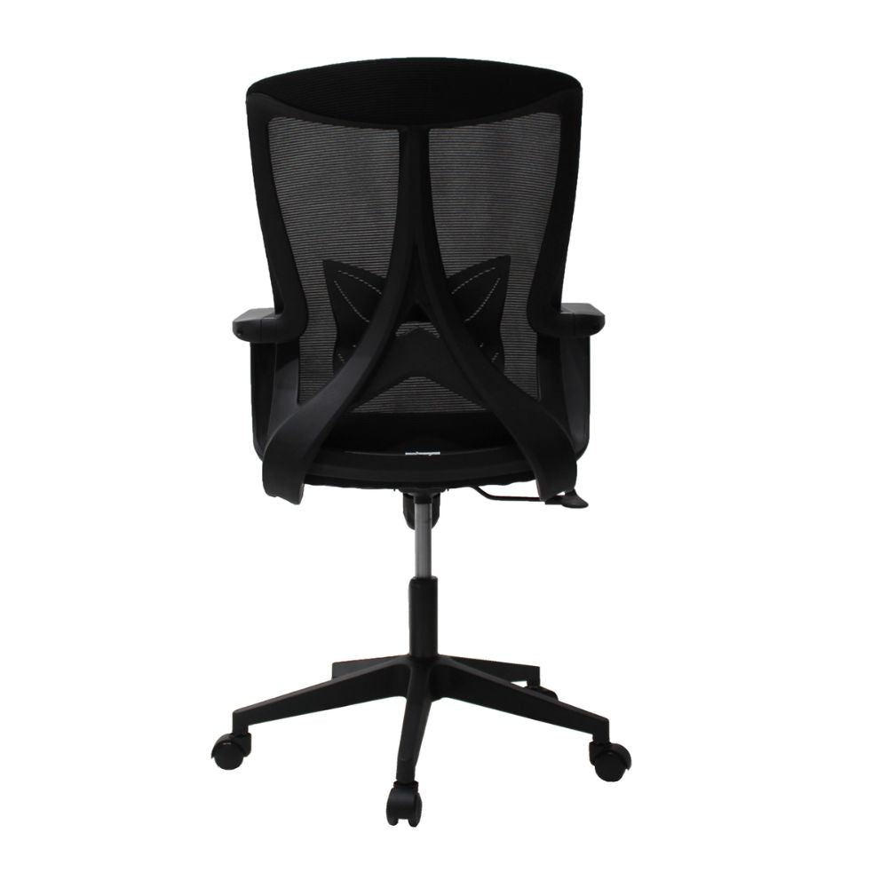 SILLA KINGSTRONG PERUGIA 240B SILL0903727 | Silla Operativa Uso de Oficina | Tapizado Mesh | Base Giratorio Rodajas | Descansabrazos | Interior | Rodajas 2 Ergonomía Área de trabajo Comodidad Buen Diseño Laminado plástico 15 MM Color Negro Soporte Lumbar Respaldo Reclinable Descansabrazos Recepción Laboral Ejecutivo Empresa Home Office Base tipo estrella Mundo In