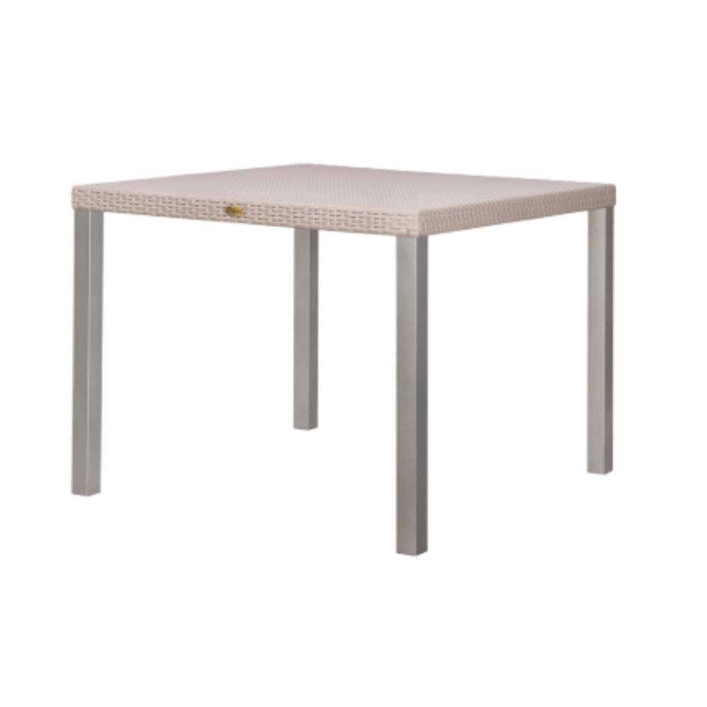 Offiho Mesa Oslo Ohm-7020-Dt Altura 75 Cm Cuadrada Polipropileno Base 4 Puntas Uso Interior Exterior - OHM-7020-DT - OFFIHO - NOGAL BEAT - Mesas