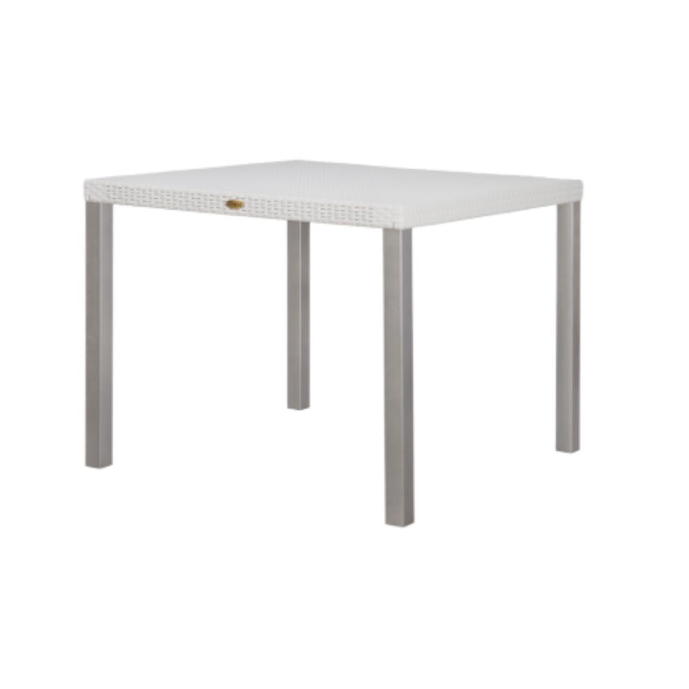 Offiho Mesa Oslo Ohm-7020-Dt Altura 75 Cm Cuadrada Polipropileno Base 4 Puntas Uso Interior Exterior - OHM-7020-DT - OFFIHO - NOGAL BEAT - Mesas