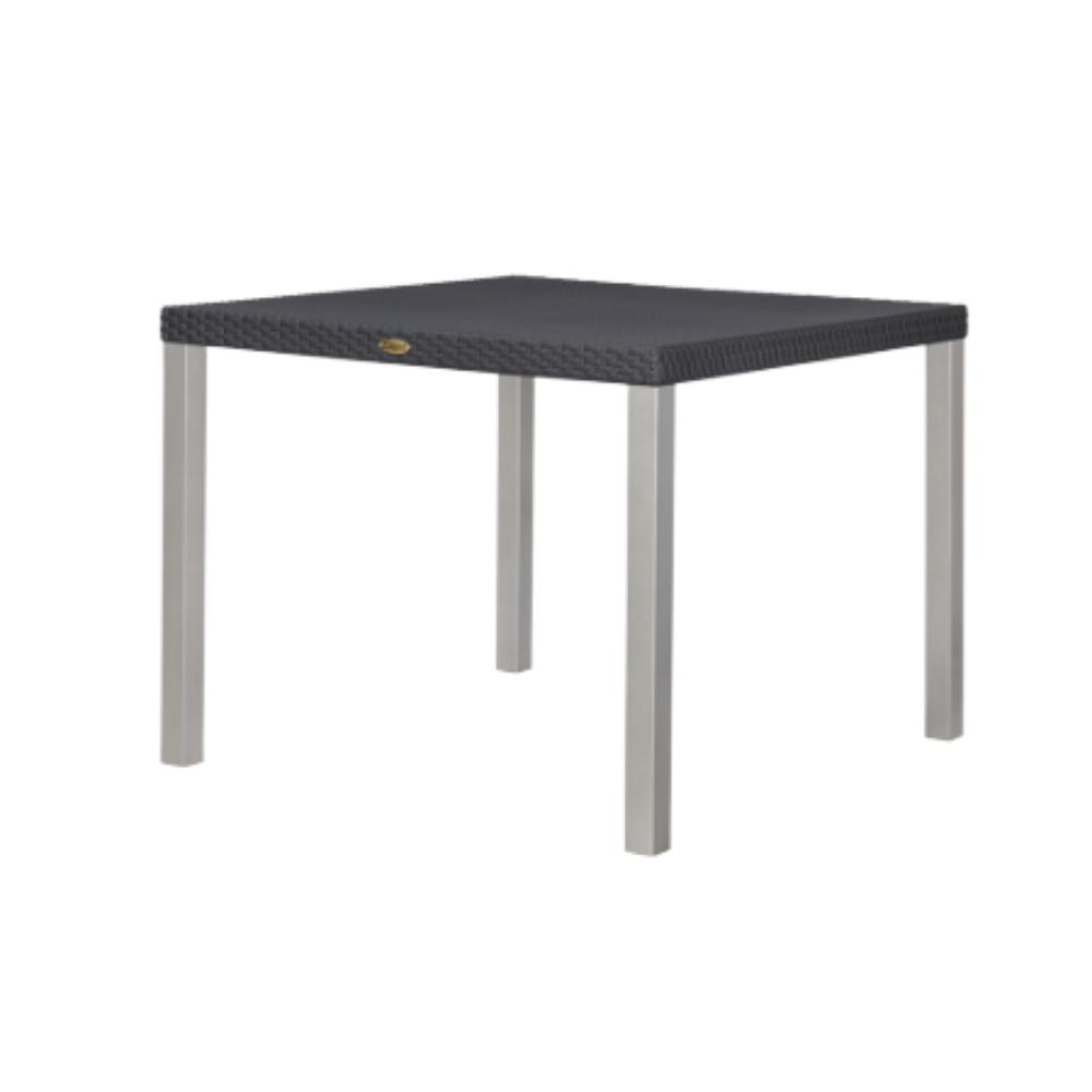 Offiho Mesa Oslo Ohm-7020-Dt Altura 75 Cm Cuadrada Polipropileno Base 4 Puntas Uso Interior Exterior - OHM-7020-DT - OFFIHO - NOGAL BEAT - Mesas