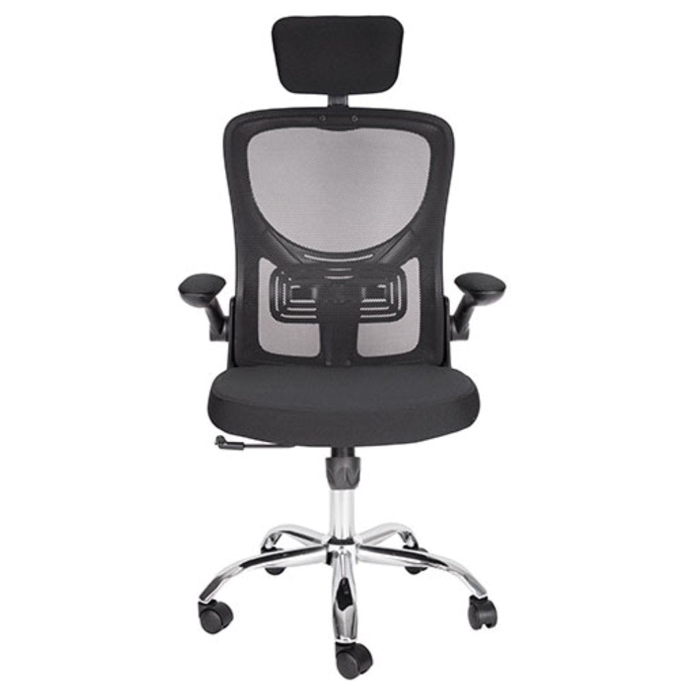 Offiho Silla Brescia Ejecutiva Malla Cabecera Base Cromo 5 Puntas - Brescia ejecutivo - OFFIHO - NOGAL BEAT -