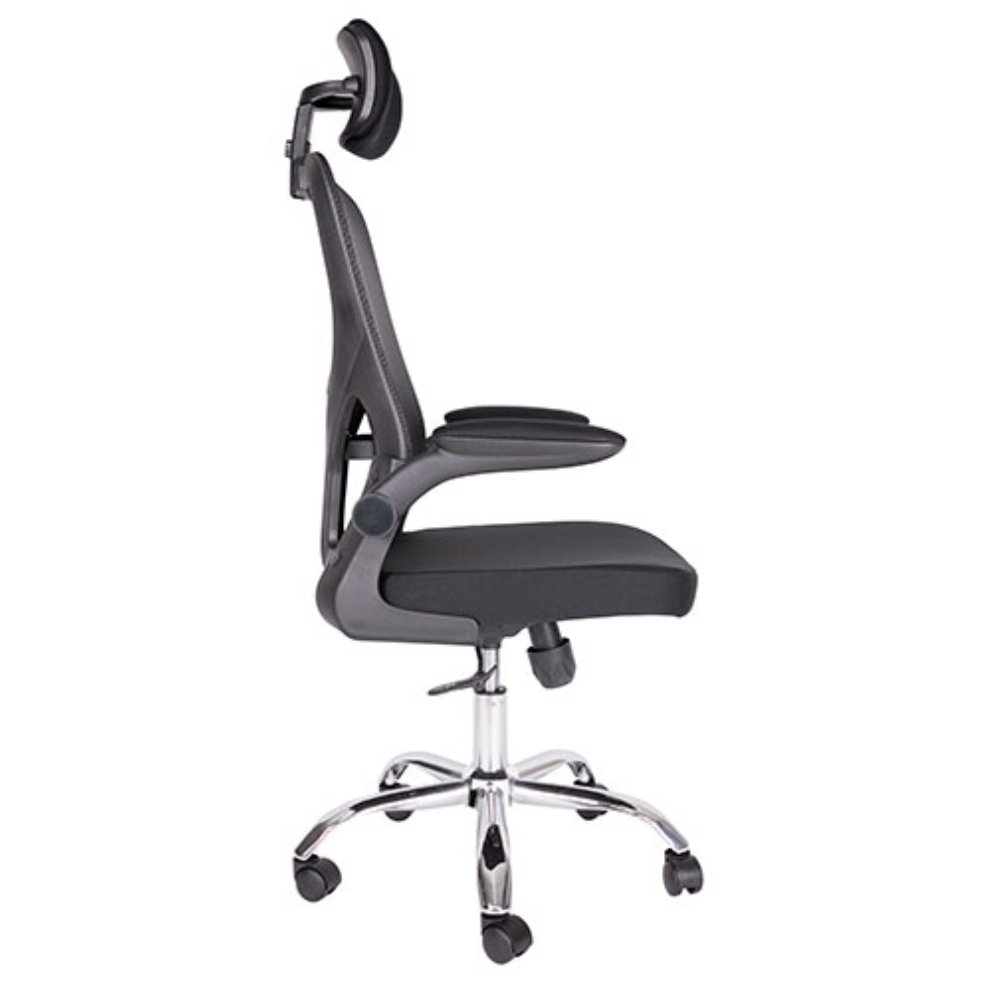 Offiho Silla Brescia Ejecutiva Malla Cabecera Base Cromo 5 Puntas - Brescia ejecutivo - OFFIHO - NOGAL BEAT -