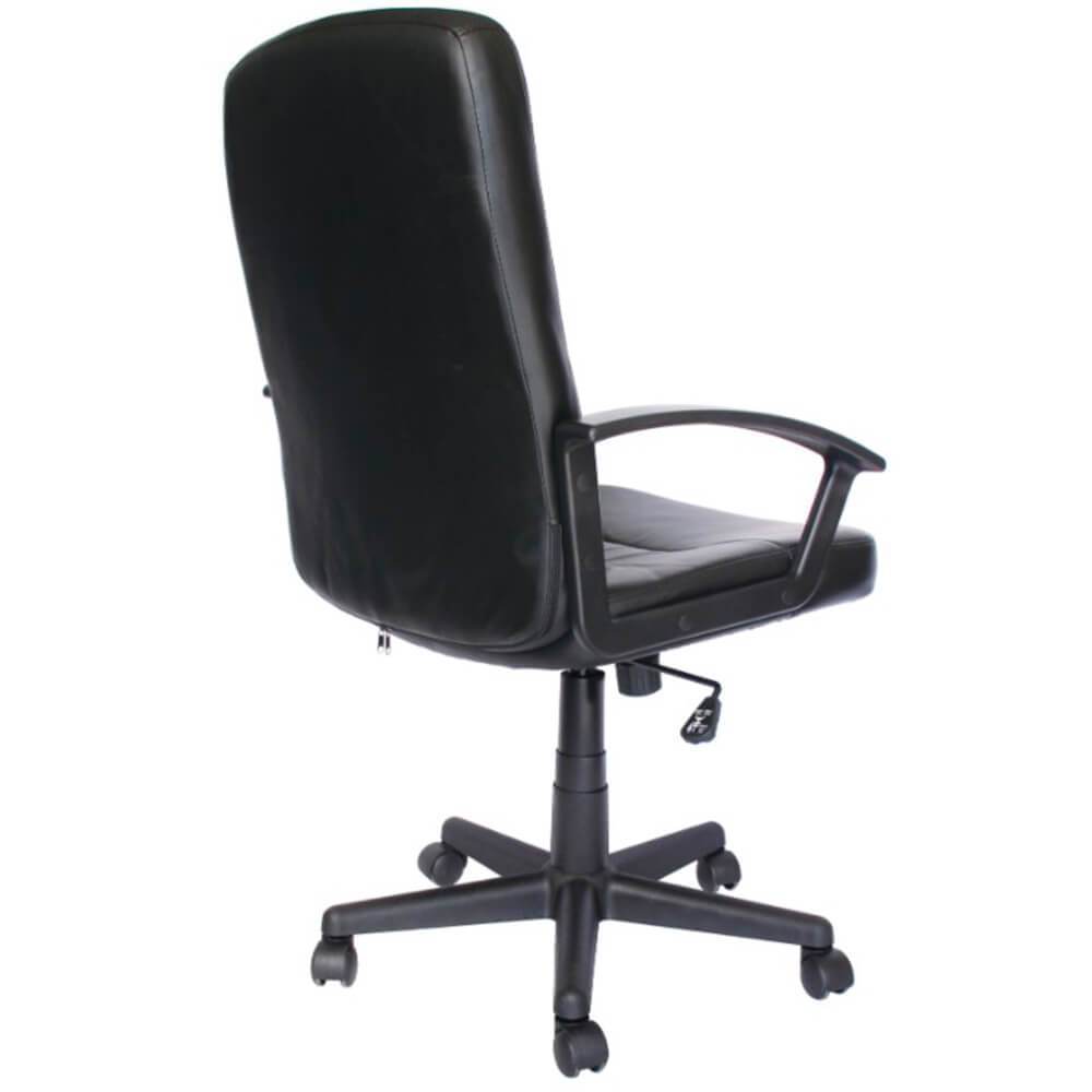 Offiho Silla Ecogerencial Operativa Soft Revolving Leather Negro Base Estrella Con Rodajas Uso Interior - ECOGERENCIAL - OFFIHO - NOGAL BEAT - Silla para oficina