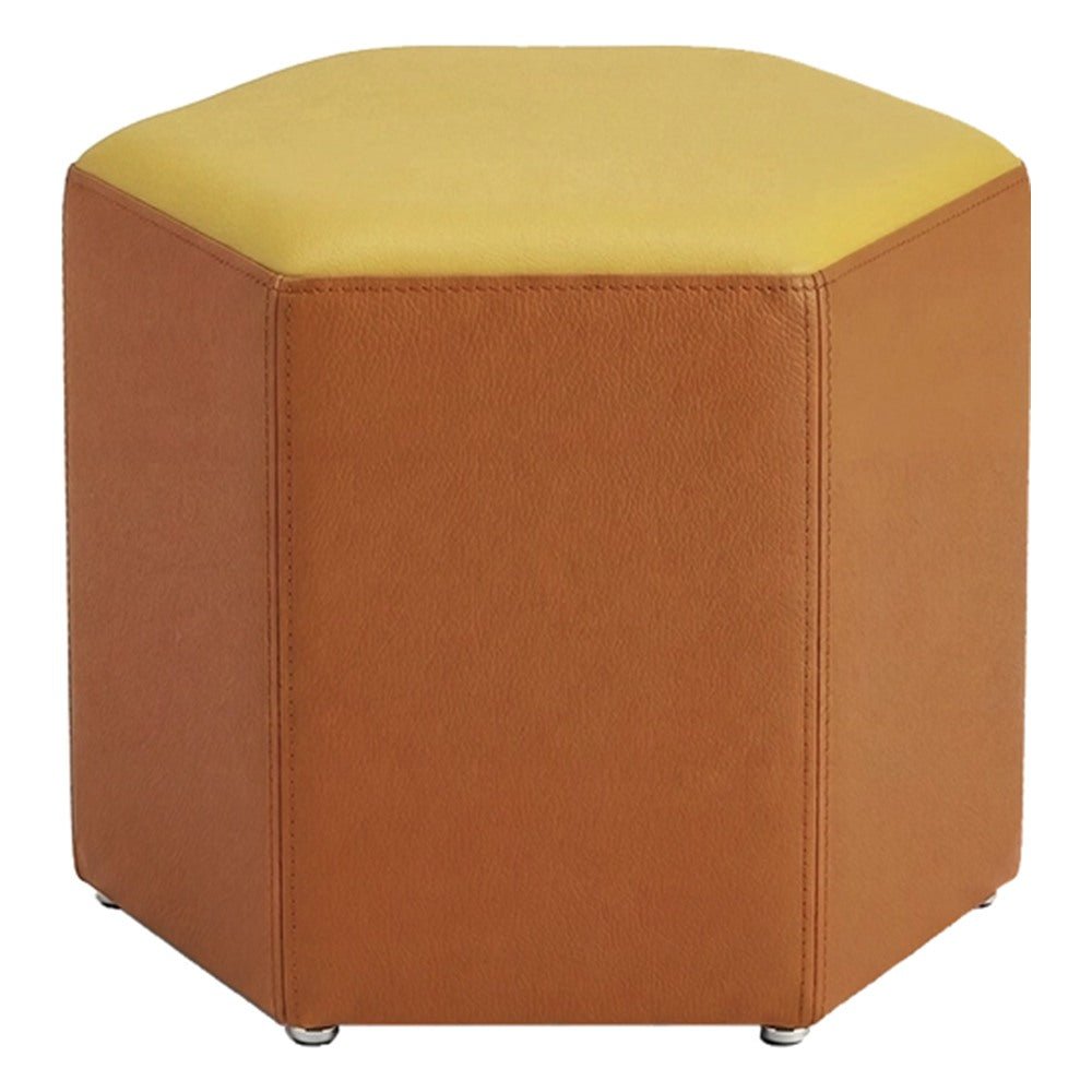 Otomán Panal para Lounge - GEBESA FOMCORE LOUNGE - Alto 50 cm - Tapizado - GFCO004242120 - GEBESA - NOGAL BEAT - Taburete