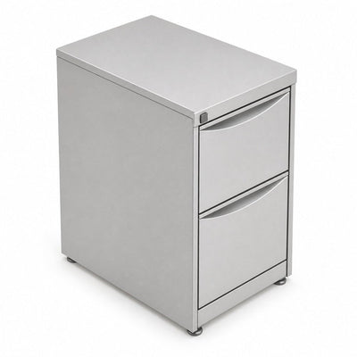 Pedestal Metálico para Escritorio - GEBESA ELITE - 2 Gavetas - GEA306 - GEBESA - NOGAL BEAT - Archivero