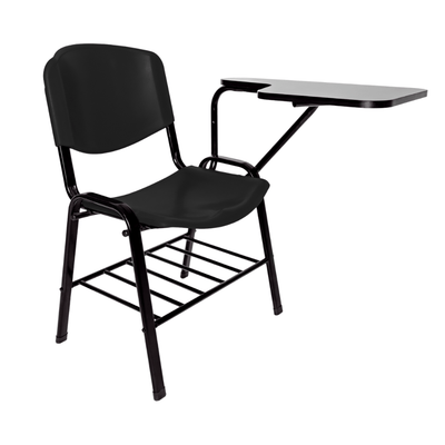 Pupitre escolar GERSA E-71058-2 tipo mesabanco con estructura negra y asiento de polipropileno