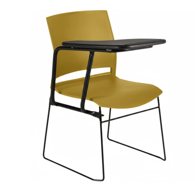 Pupitre Para Aula De Clases - ALBAR A - 600NP - Varios Colores - Asiento y Respaldo En Polipropileno - A-600NP - ALBAR - NOGAL BEAT - Sillas de Capacitación