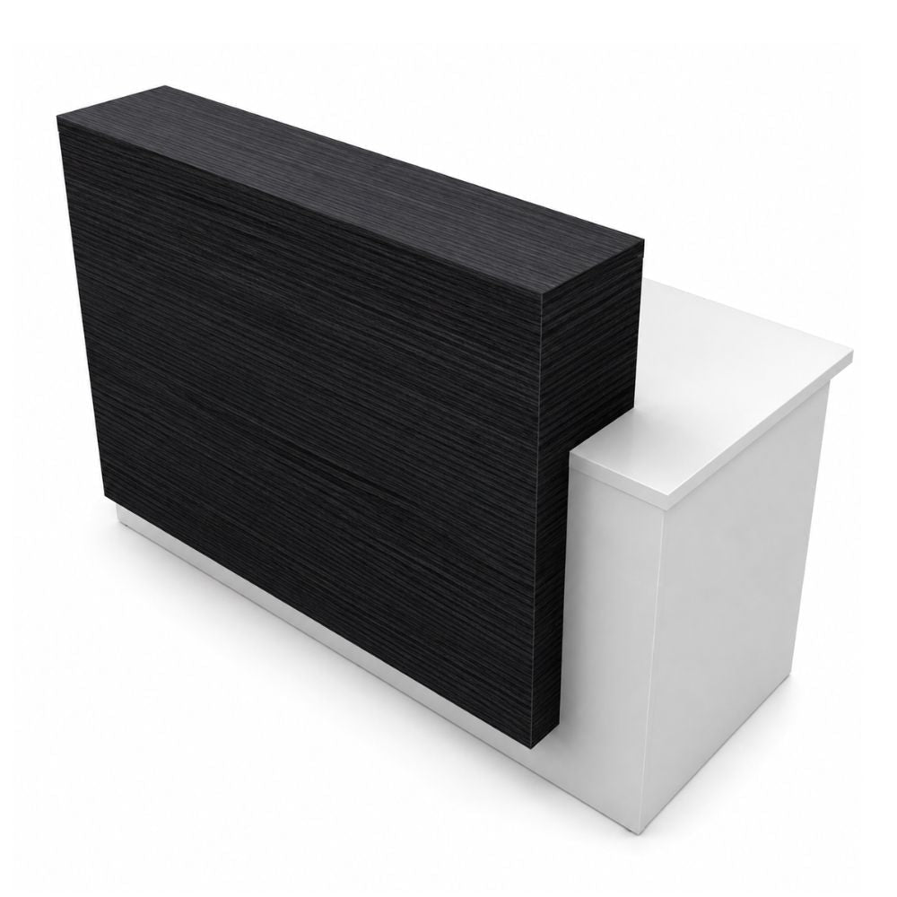 Recepción para Oficina con Cubo Frontal - VERSA RP - Frente 180 cm - RP-820 - VERSA - NOGAL BEAT - Recepción