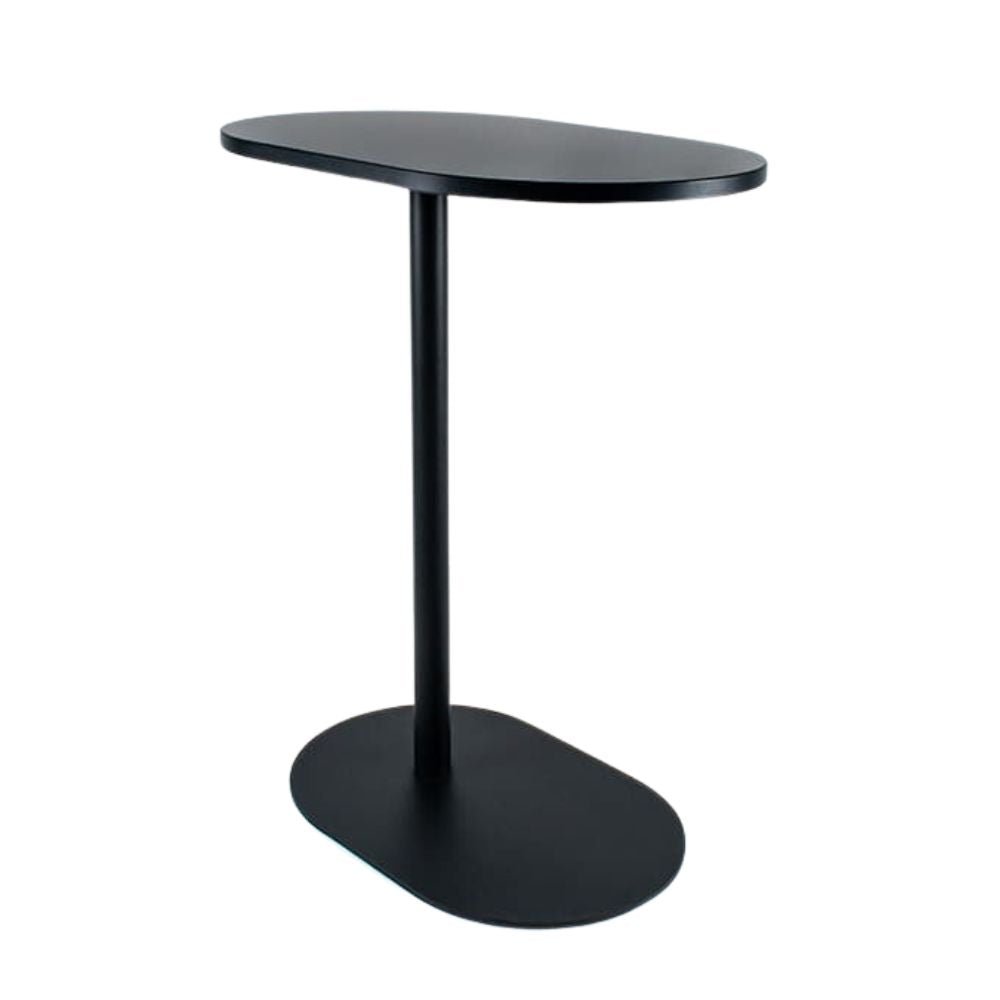 REQUIEZ ROOT | Mesa Linea Confort | 66 cm | Base Ovalada | Varios Colores Básicos | Cubierta | Interior - 160-O5535 Resina Fenólica - Requiez - NOGAL BEAT -