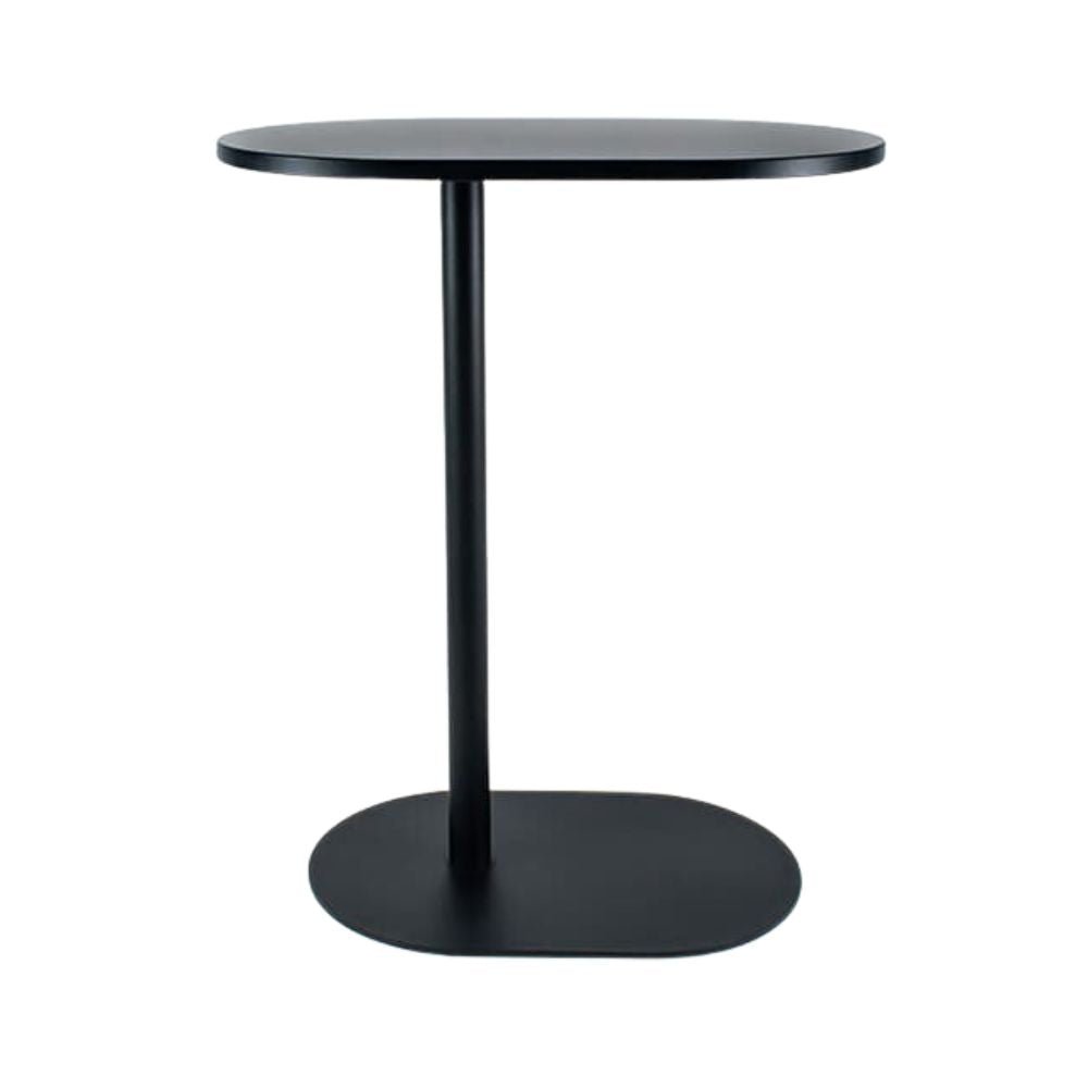 REQUIEZ ROOT | Mesa Linea Confort | 66 cm | Base Ovalada | Varios Colores Básicos | Cubierta | Interior - 160-O5535 Resina Fenólica - Requiez - NOGAL BEAT -
