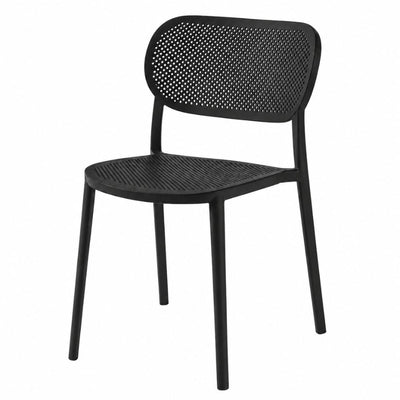 Silla Asiento y Respaldo Perforado - LABENZE NUTA 155-22500 - Varios Colores - Patas Color del Cuerpo y Apilable - 155-22500 - Labenze - NOGAL BEAT - Silla Comercial Interior
