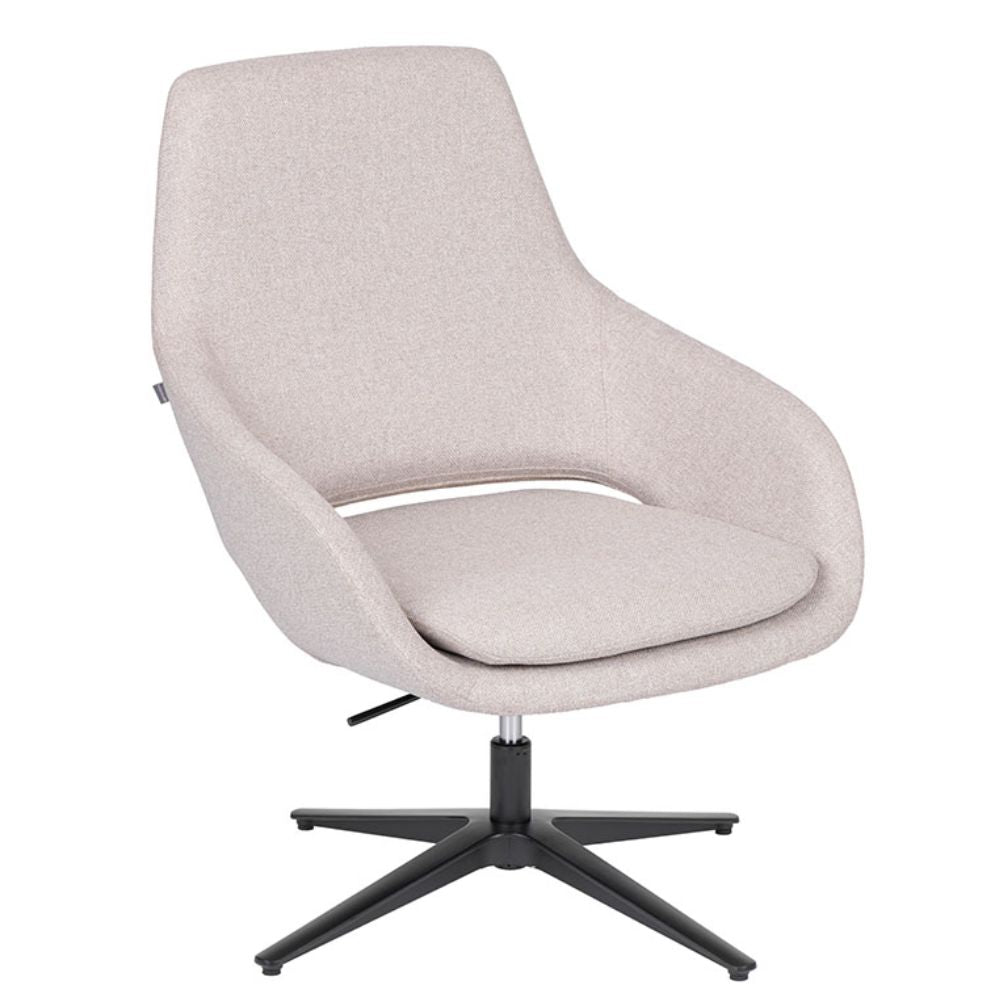 Sillón de recepción 1 plaza BRATTI AURA tapizado, con cuerpo envolvente de poliuretano.